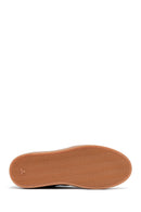 Woman Brown Lace-Up Suede Leather Sneaker | Derimod