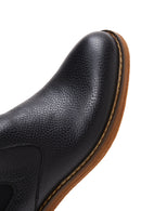 Men's Black Leather Casual Chelsea Boots | Derimod