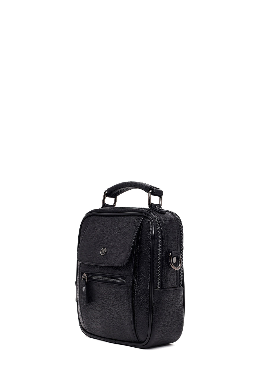 Male Black Leather Handbag