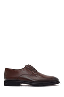 Men's Brown Laced Leather Classic Shoes | Derimod