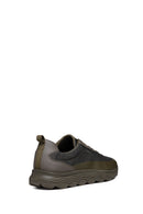 Geox Men's Green Spherica Lace-Up Sneakers | Derimod