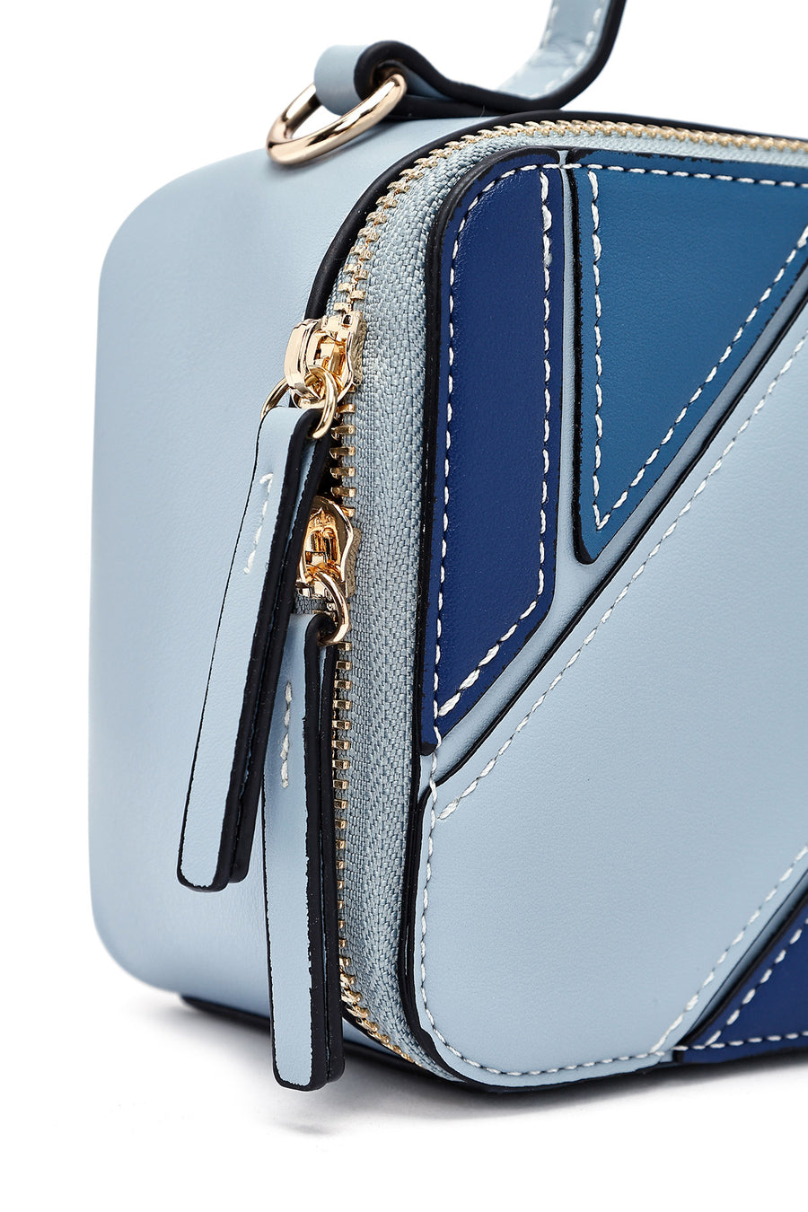 Women's Navy Blue Long Strap Classic Crossbody Bag