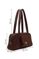 Woman Brown Classic Shoulder Bag | Derimod