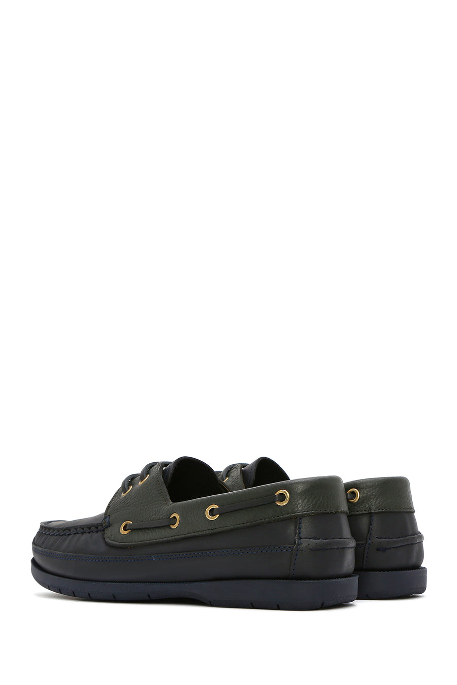 
Men's Green Leather Comfort Casual Shoes
