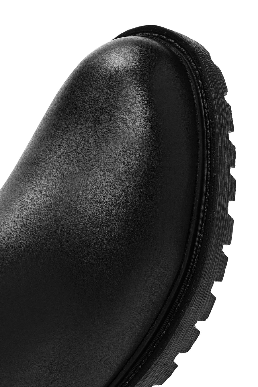 Men's Black Leather Casual Chelsea Boots