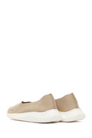 Women's Beige Chunky Suede Shoes | Derimod