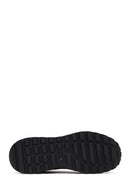 Erkek Kahverengi Bağcıklı Deri Sneaker | Derimod