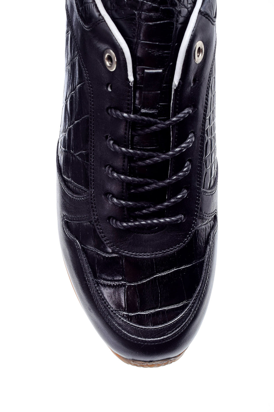 Erkek Kroko Detaylı Sneaker