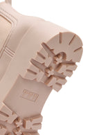 Women's Beige Thick Soled Rain Boots | Derimod