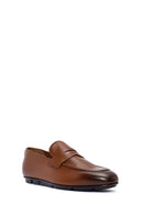 Erkek Taba Deri Loafer | Derimod