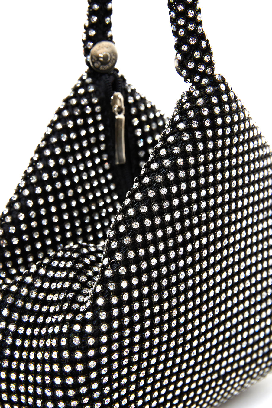 Women's Black Stone Handbag