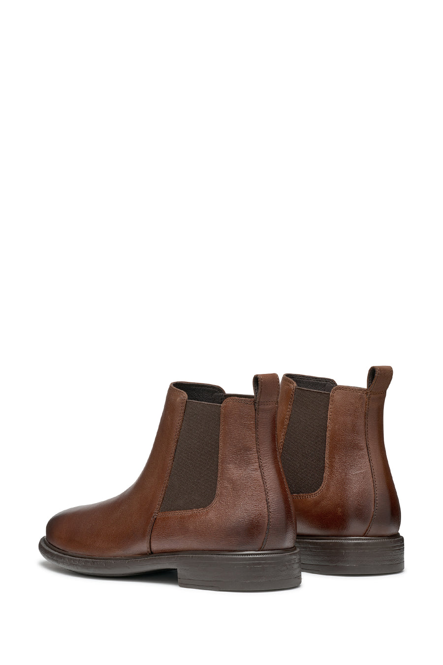 Geox Men's Brown Terence Leather Chelsea Boots