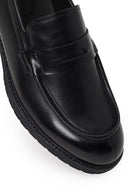 Erkek Siyah Deri Casual Loafer | Derimod