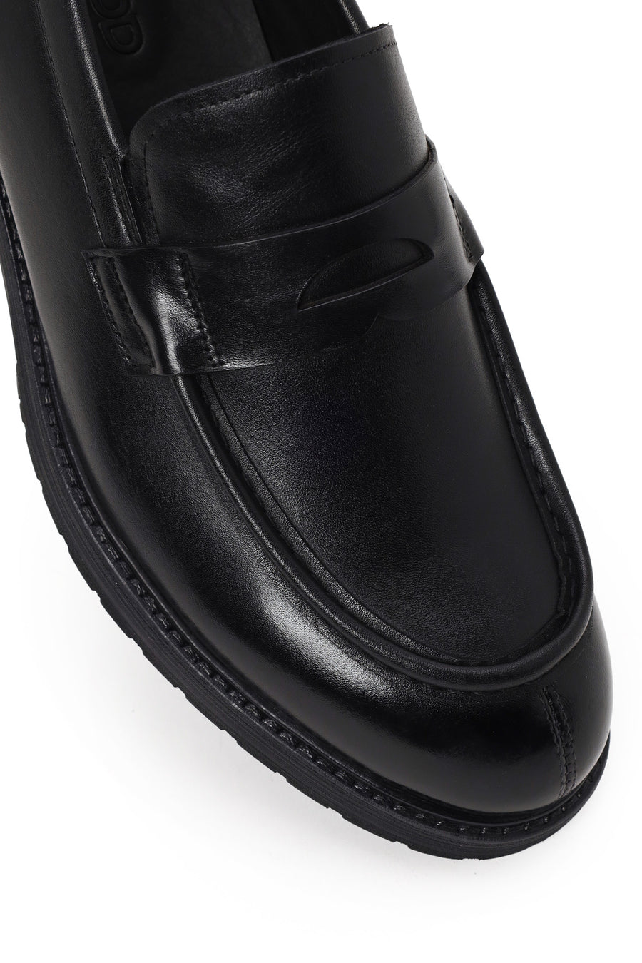 Erkek Siyah Deri Casual Loafer