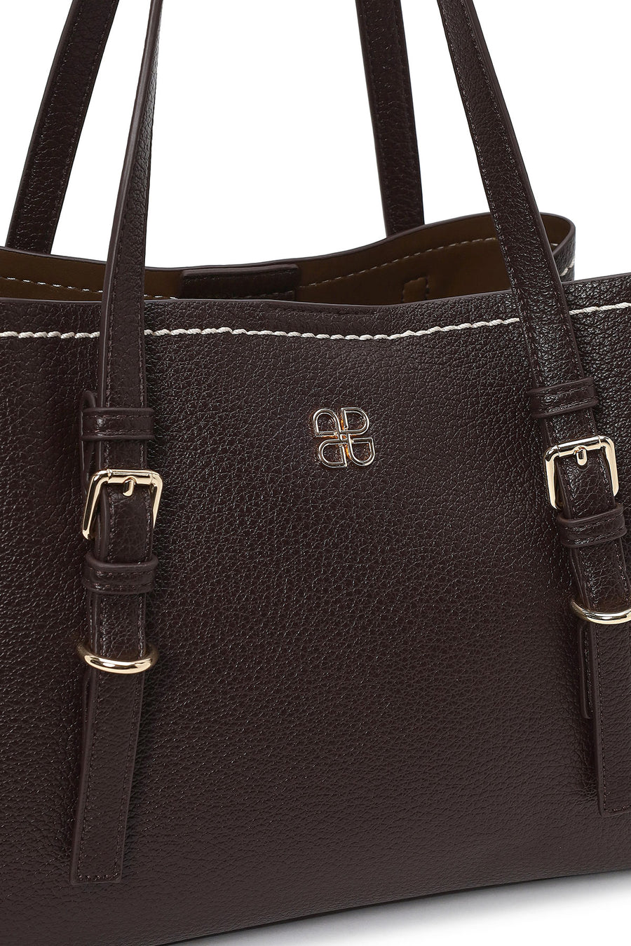 Woman Brown Long-Strap Shoulder Bag