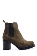 Women's Suede Heeled Boots | Derimod