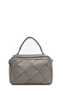 Women's Grey Long Strap Knitted Shoulder Bag | Derimod