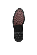 Geox Men's Black Walk Pleasure C Lace-Up Leather Classic Shoes | Derimod