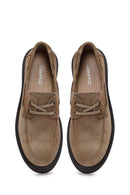 Woman Walnut Lace-Up Thick-Soled Suede Casual Shoes | Derimod