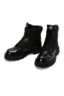 Harley Davidson Men's Black Jesus Exc Laced Leather Boots | Derimod