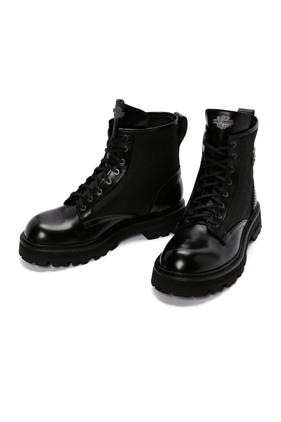 Harley Davidson Men's Black Jesus Exc Laced Leather Boots