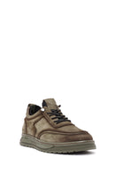 Men's Khaki Lace-Up Suede Leather Casual Shoes | Derimod