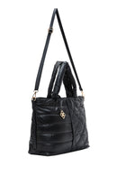 Women's Black Quilted Shoulder Bag | Derimod