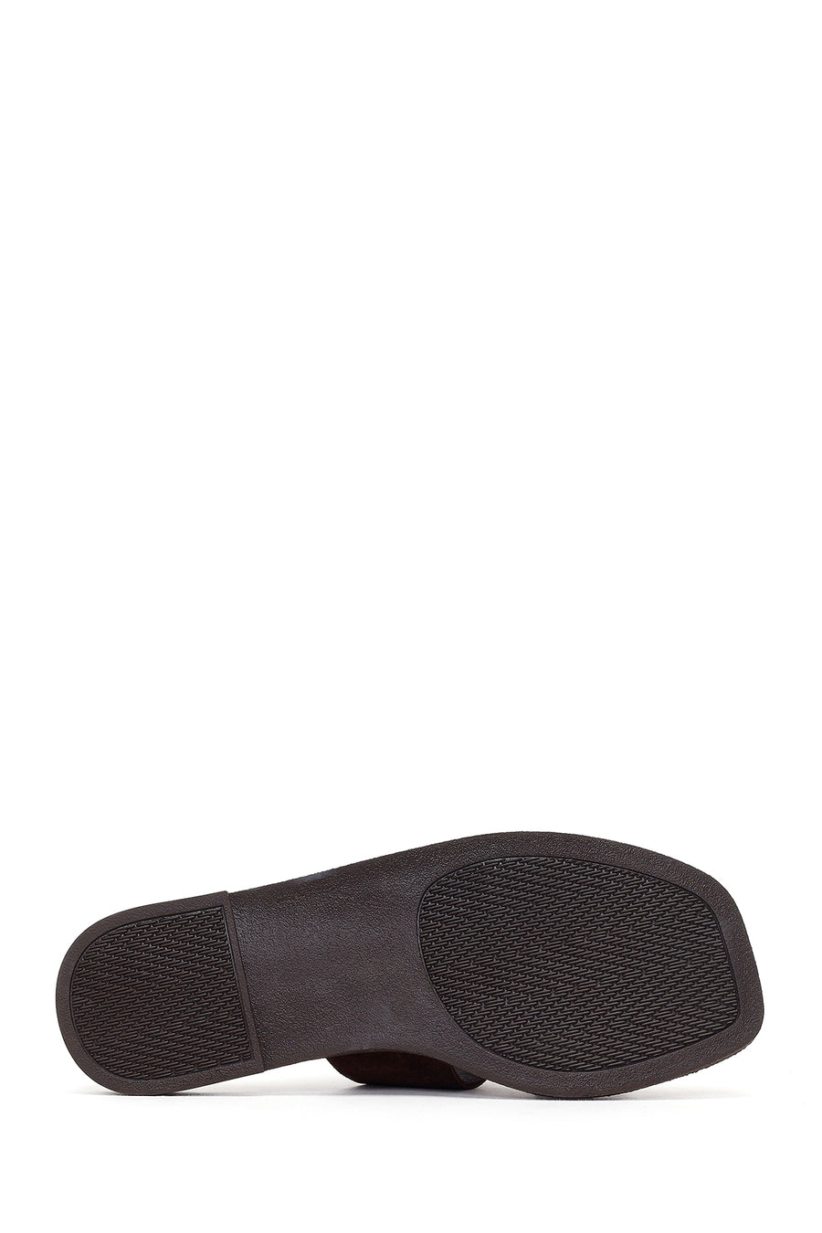 Women's Brown Suede Leather Slippers