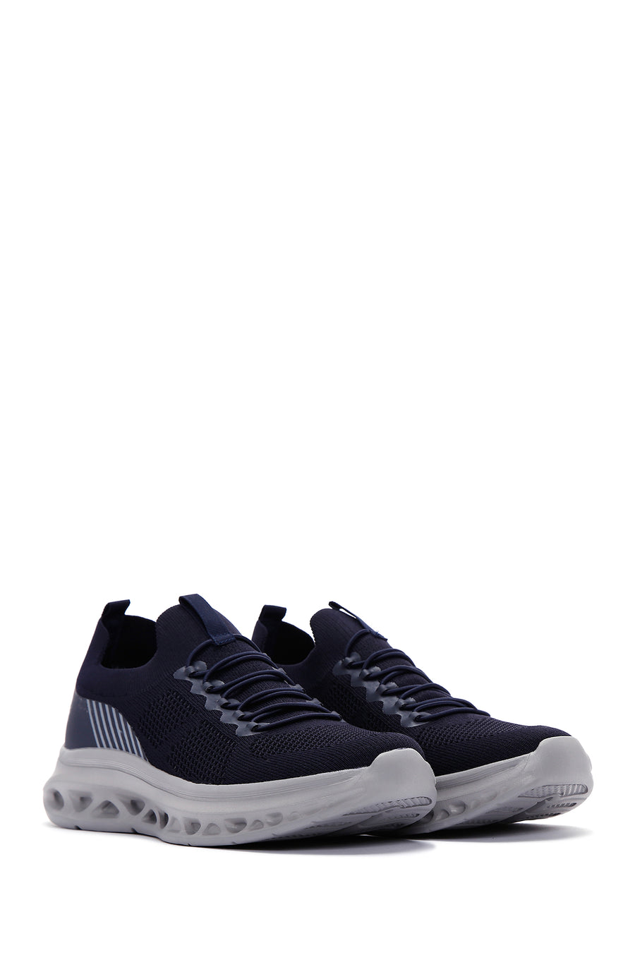 Derimod Zero Men's Navy Blue Lace-Up Thick Sole Sneaker