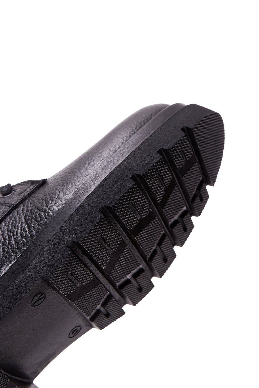 Men's Black Leather Zippered Boots