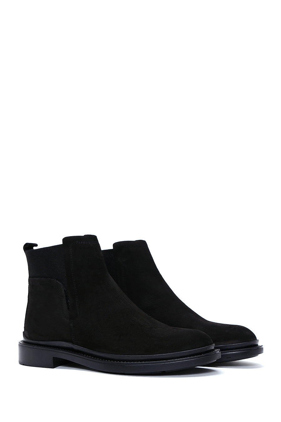 Men's Nubuck Leather Chelsea Boots
