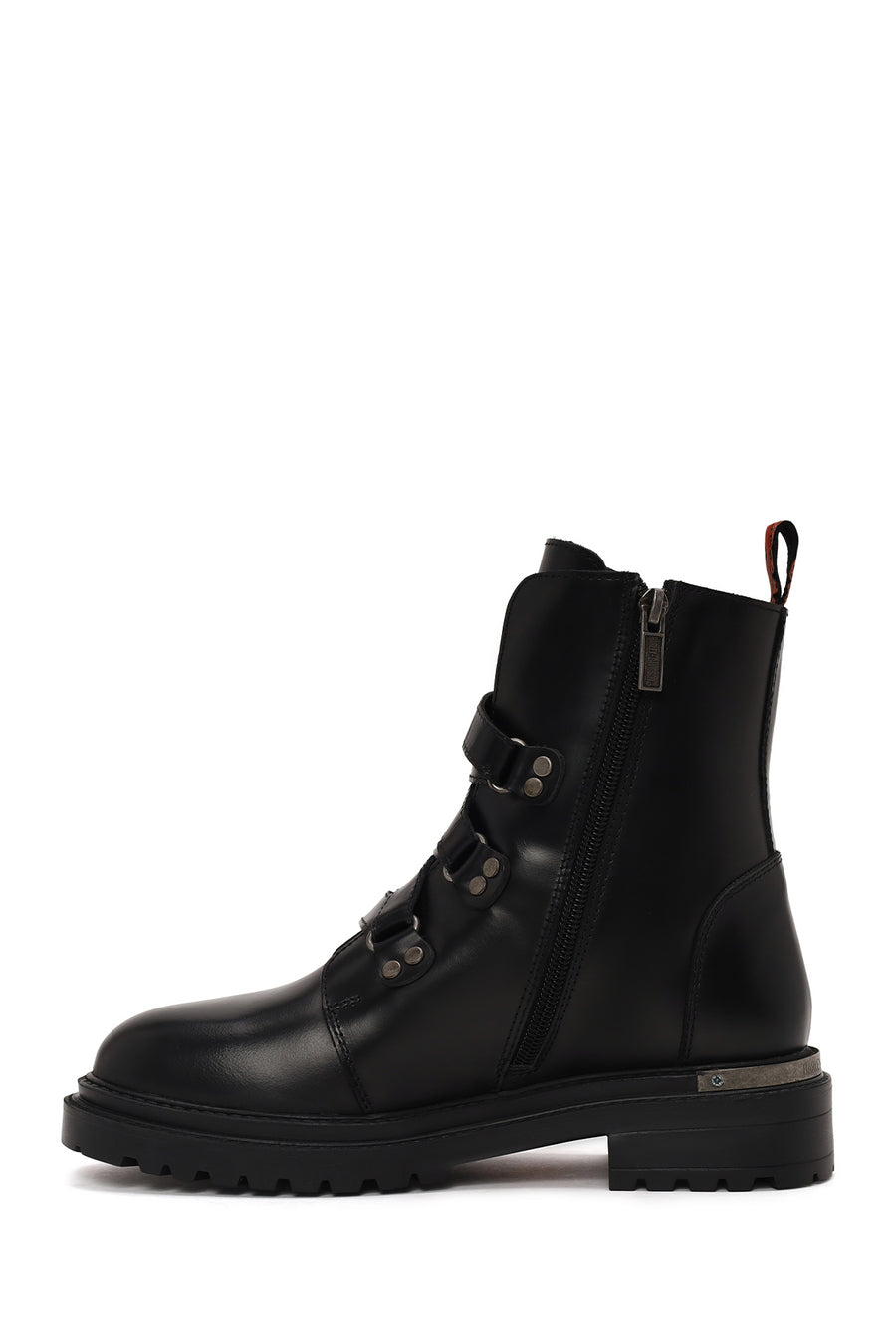 Harley Davidson Woman Black Camiel Zip Closure Leather Boots
