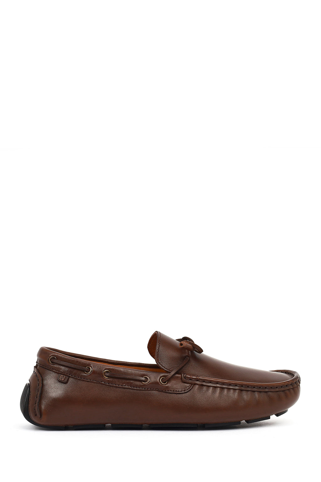 Erkek Kahverengi Deri Casual Loafer