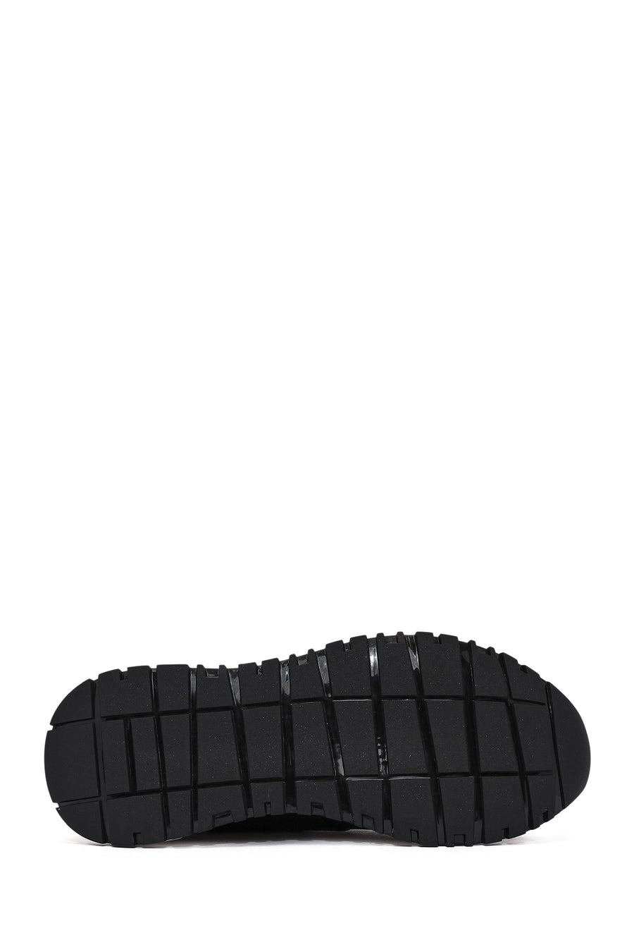 Men's Black Lace-up Leather Sneaker