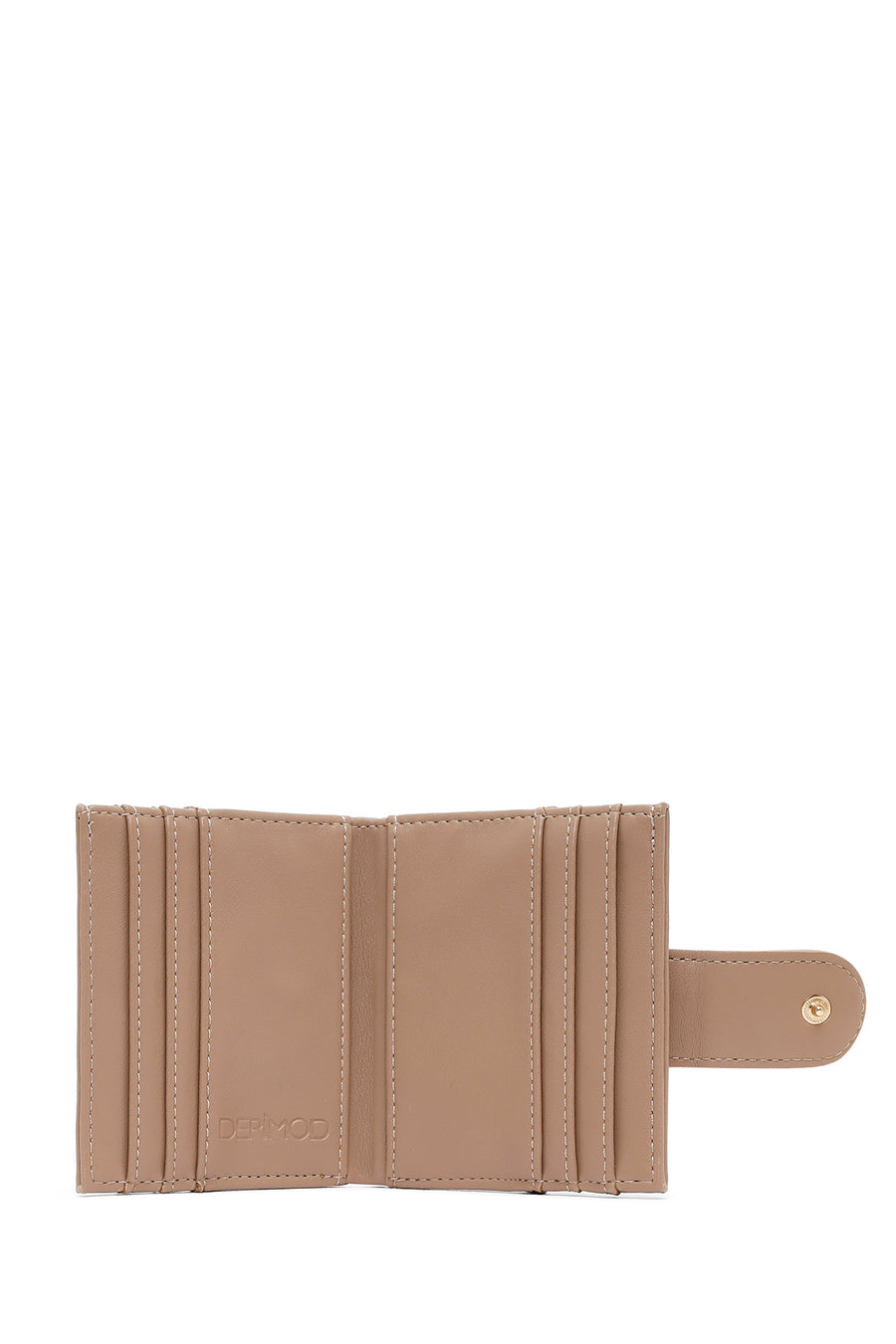 Woman Mink Quilted Card Holder