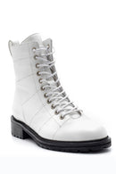 Women's Lace-Up Leather Boots | Derimod