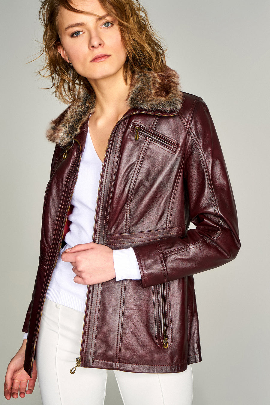 Mira Women's Leather Jacket