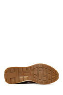 Men's Brown Thick-Soled Leather Casual Sneaker | Derimod