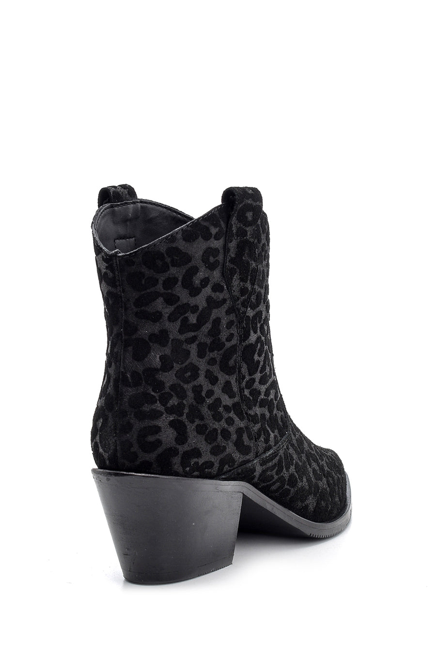 Women's Suede Leather Heeled Boots