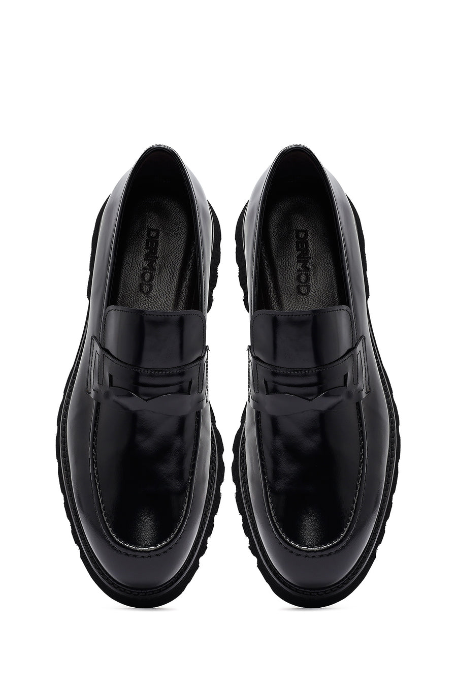 Male Black Leather Classic Loafer