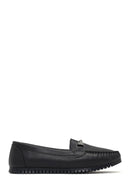 Kadın Siyah Tokalı Loafer | Derimod