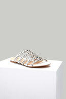Women's Slippers with Metal Detail | Derimod