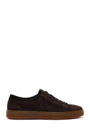 Male Brown Lace-Up Suede Leather Sneaker | Derimod