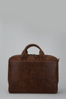 Tan Men's Leather Briefcase | Derimod