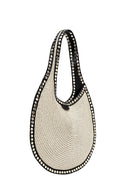Women's Beige Straw Shoulder Bag | Derimod