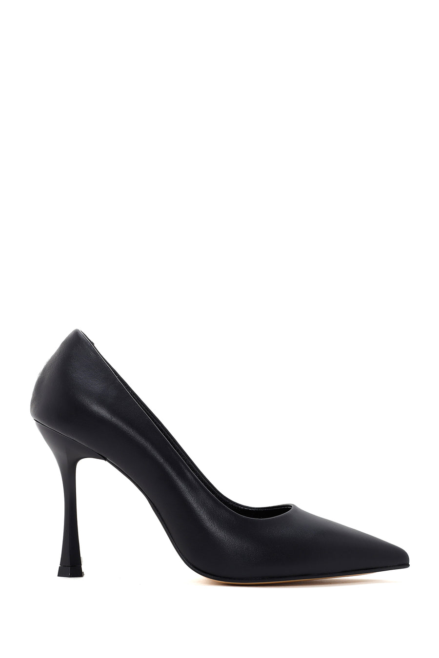 Women's Black Leather Stiletto 23SFD133518 | Derimod