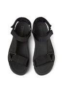 Camper Women's Black Oruga Up Thick Soled Sandals | Derimod