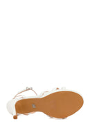 Woman White Ankle-Strap Buckle Thin-Heeled Sandal | Derimod
