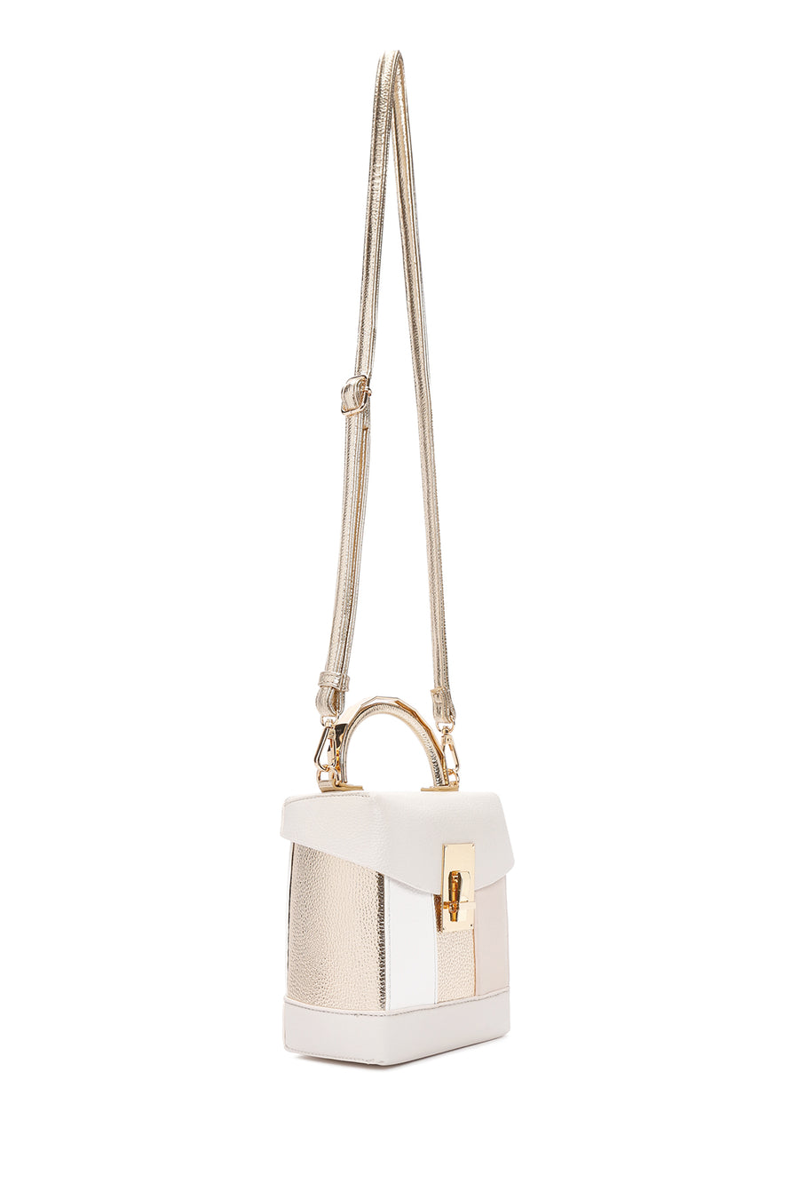 Women's Cream Long Strap Crossbody Bag