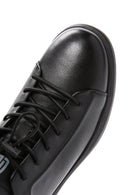 Erkek Siyah Deri Sneaker | Derimod